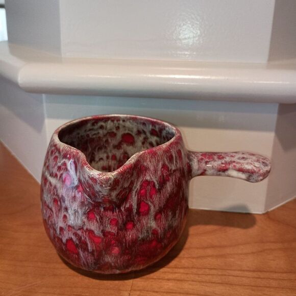 VTG California Pottery Paradise Guild Arts & Crafts Creamer Pitcher Sauce Pourer - Picture 3 of 10